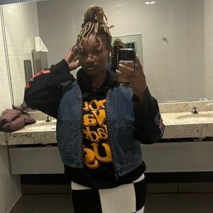 Vintage repurposed Levi denim vest